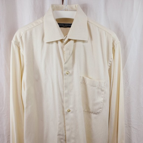 Gordon Mitchell Maxxim cream dress shirt, size Large. - Picture 1 of 5